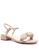 Twenty Eight Shoes beige Fur Ball Strap Low Heel Sandals 3376-30 7E350SH361F0F0GS_2