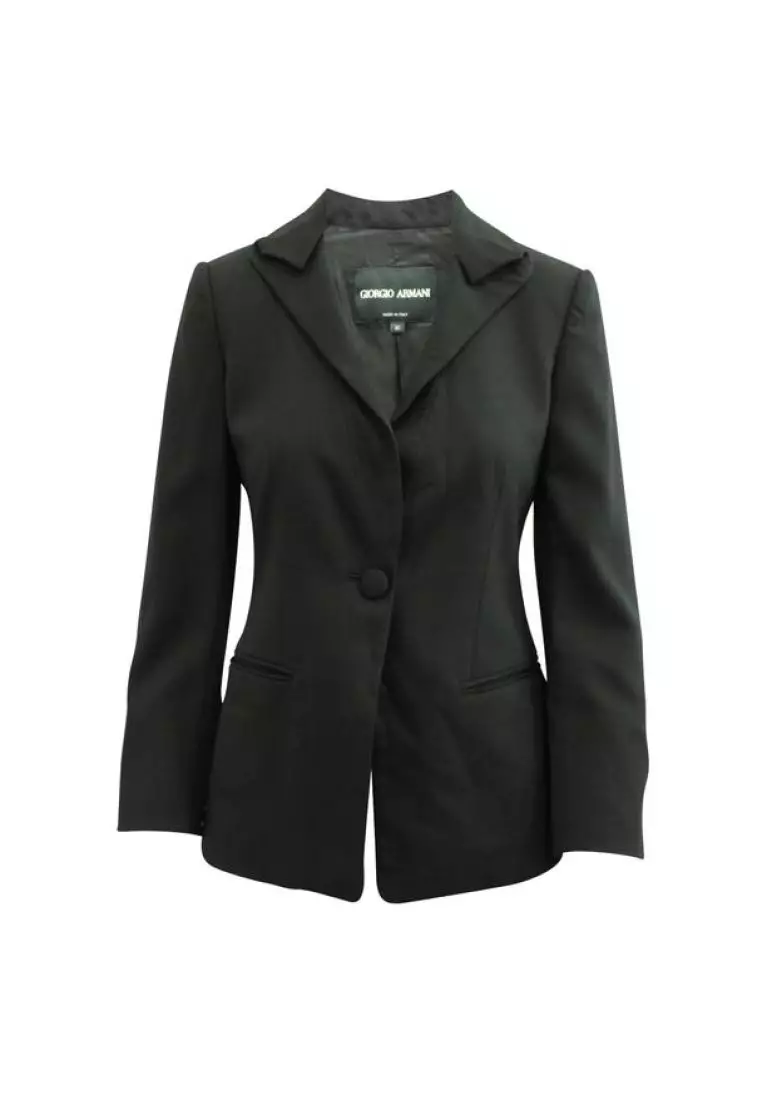 Giorgio Armani Pre Loved GIORGIO ARMANI Black Blazer 2024 Buy