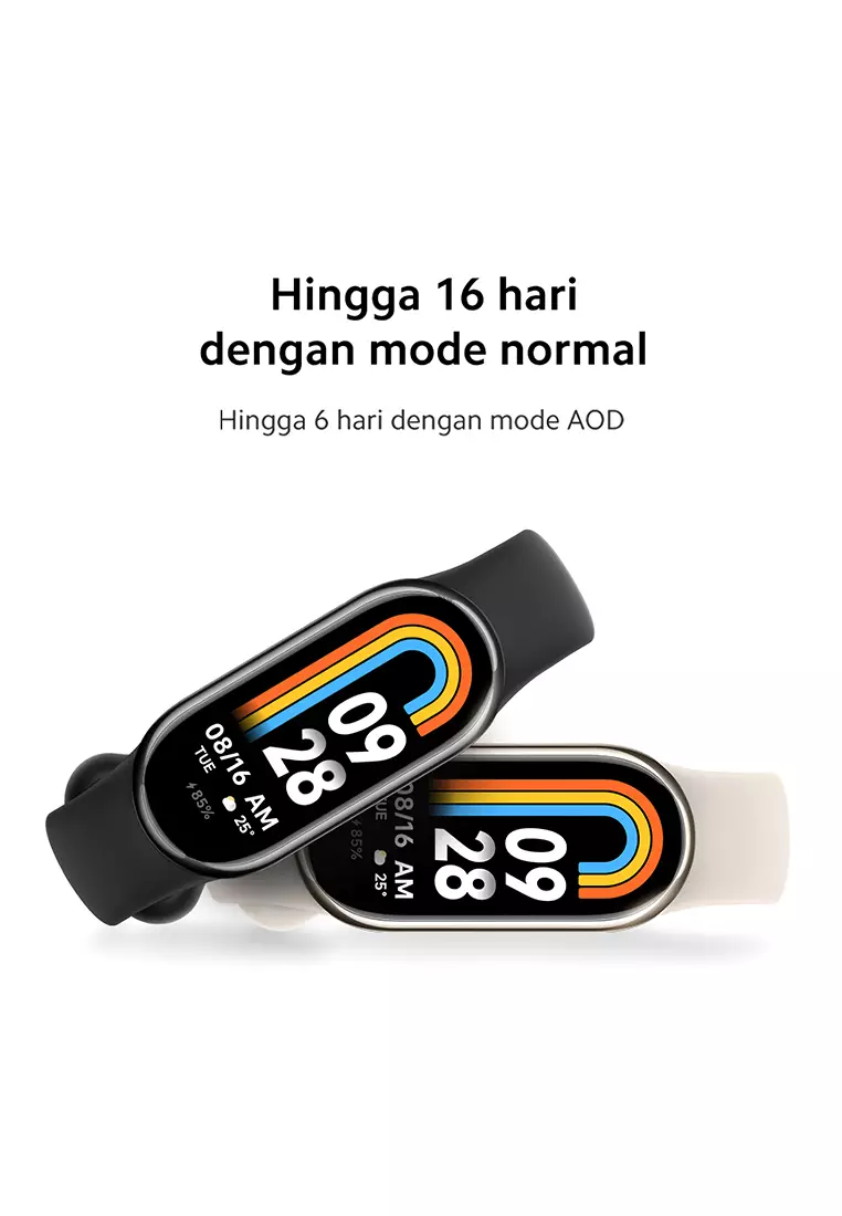 Xiaomi Smart Band 8 | AMOLED 1.62" 60Hz Daya - Graphite Black