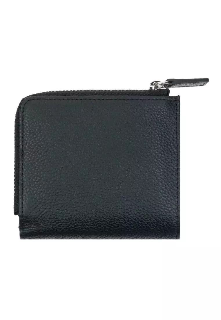 Crossing Milano Small Zip Wallet RFID - Black