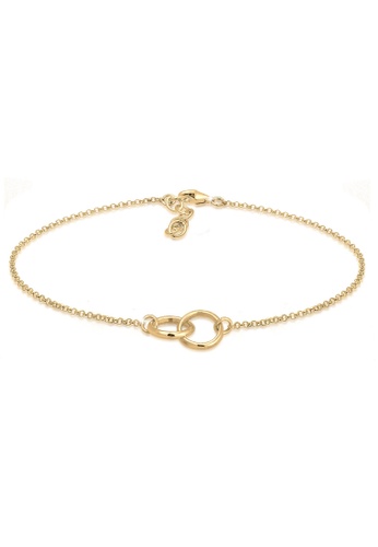 ELLI GERMANY gold Anklet Circle Geo Minimal Basic Gold Plated 47948AC7A14A8CGS_1
