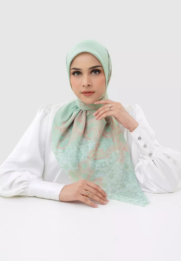 Haramain 2 Voile Square - Jade