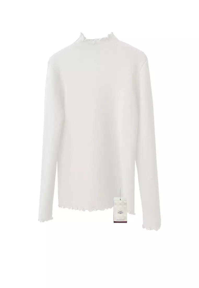 Buy clearance white turtleneck