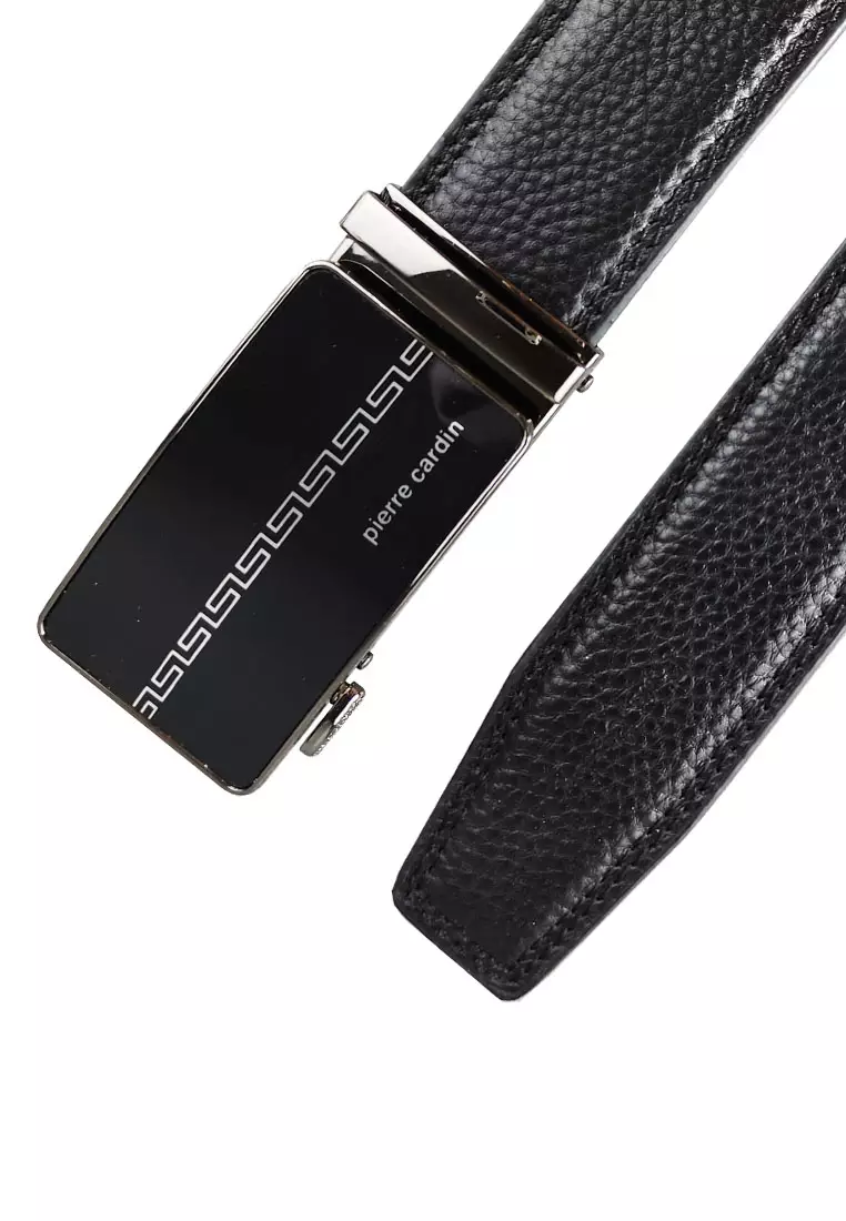 Pierre Cardin Ikat Pinggang Pria Kulit Leather Sabuk Gesper Branded Impor Men Belt Casual A