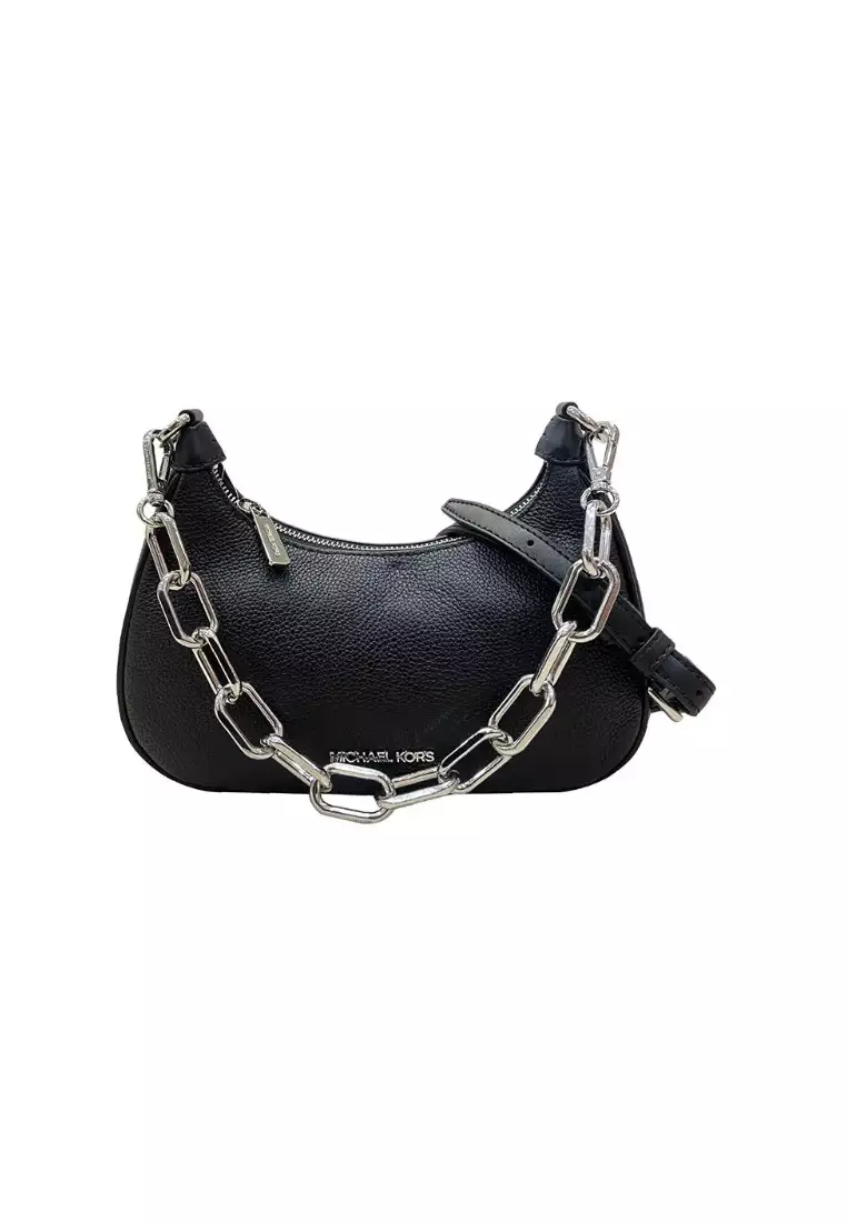 Michael kors black chain shoulder bag cheap