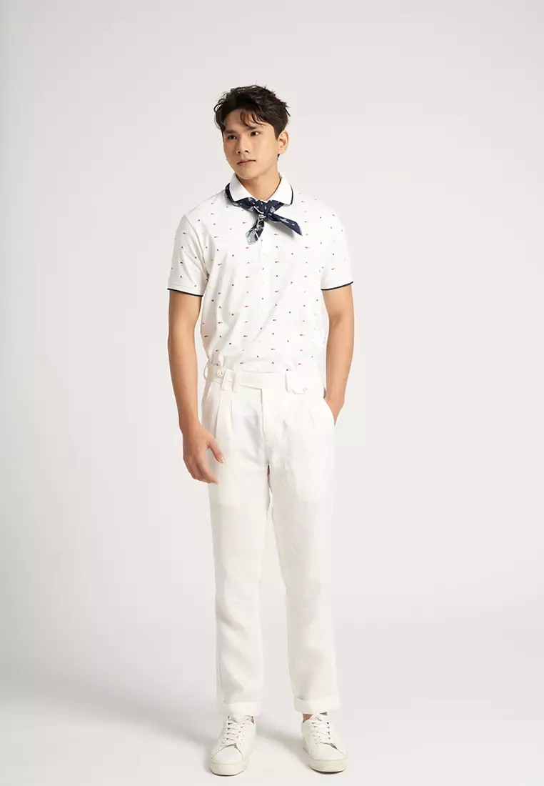 Printed Collar T-Shirt for Men