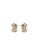 ZITIQUE gold Women's Diamond Embedded Mouse Earrings - Gold 21D52ACA237B4FGS_1