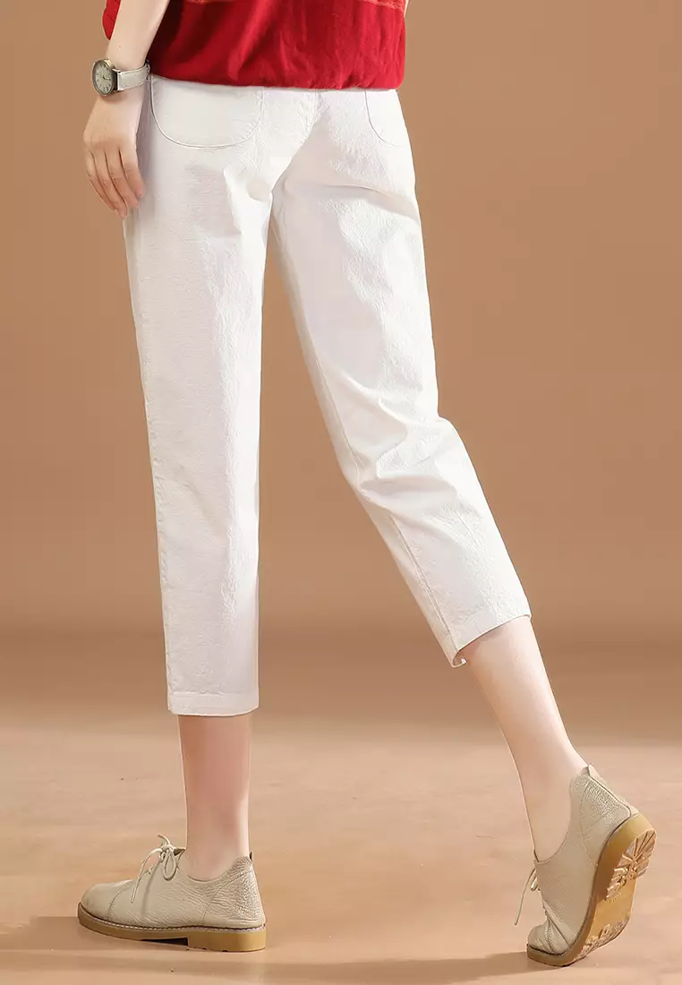 Girls on sale capri trousers