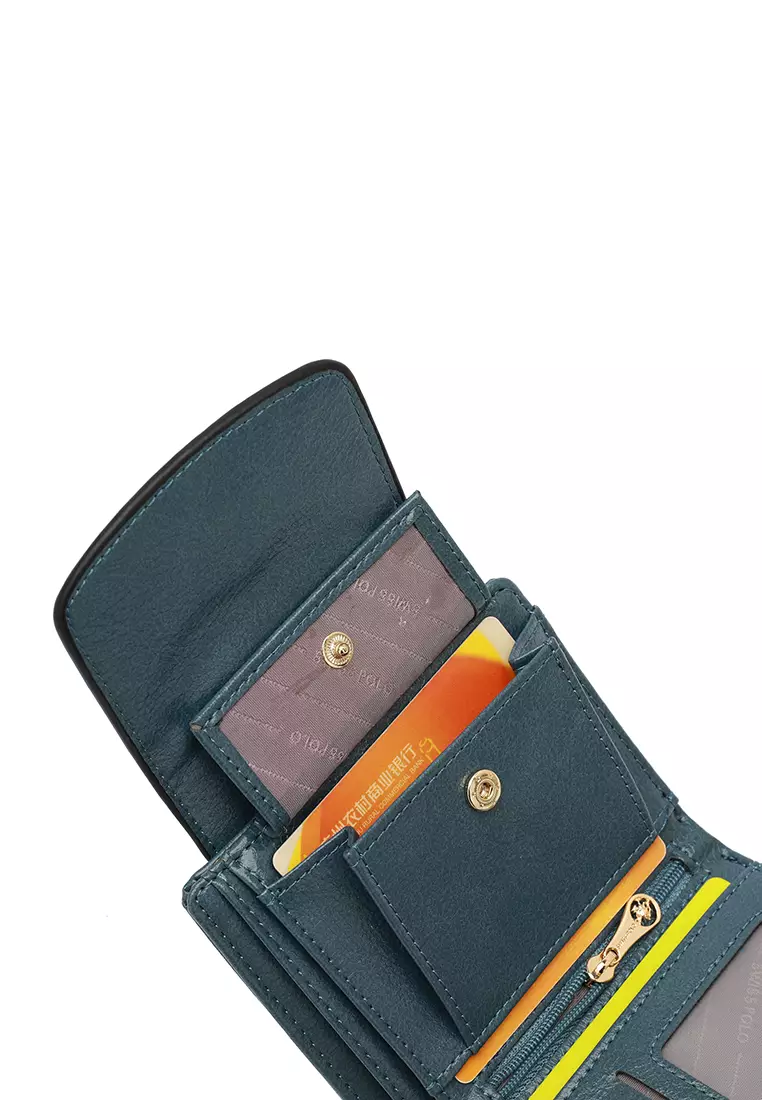 Women's Short Wallet / Purse - Blue