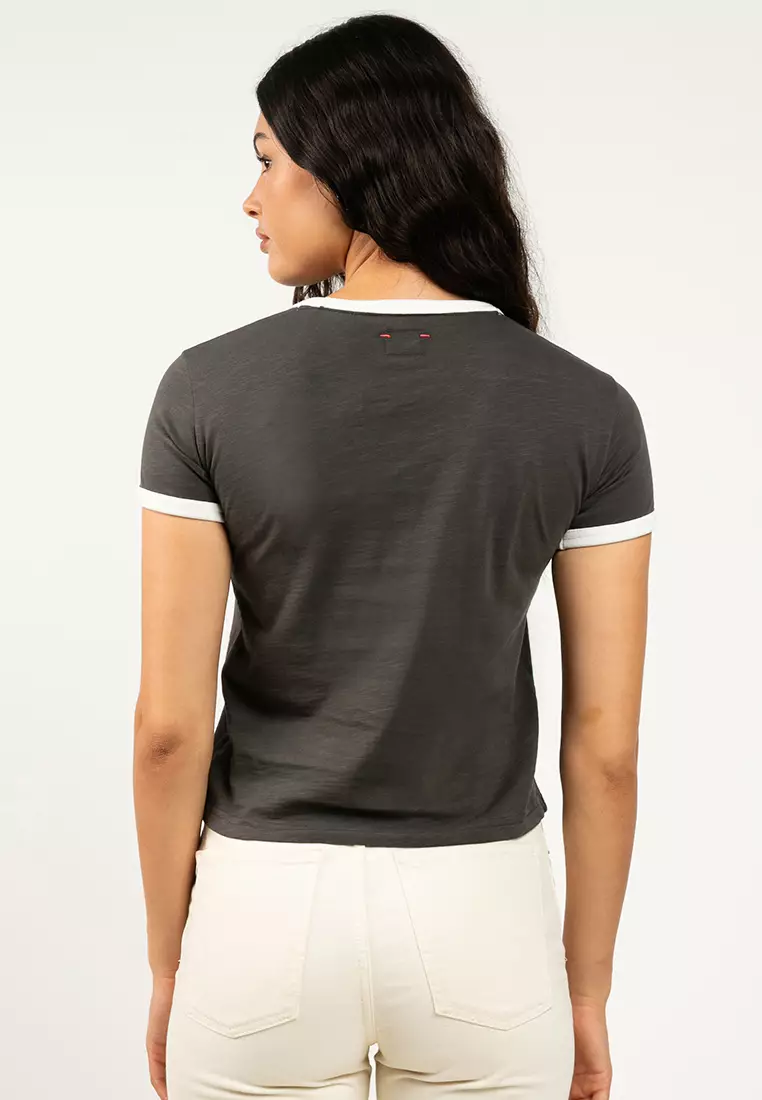 Athletic Essential Ringer Fitted T-Shirt
