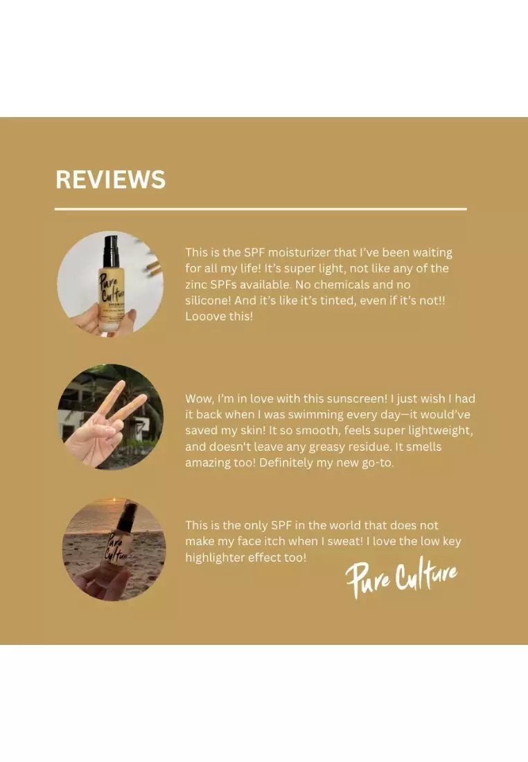 Dream Shield Universal Day Cream SPF50 30ML | Face Sunscreen | Zinc Oxide | Sun Protection & Prevention of Dark Spots and Melasma