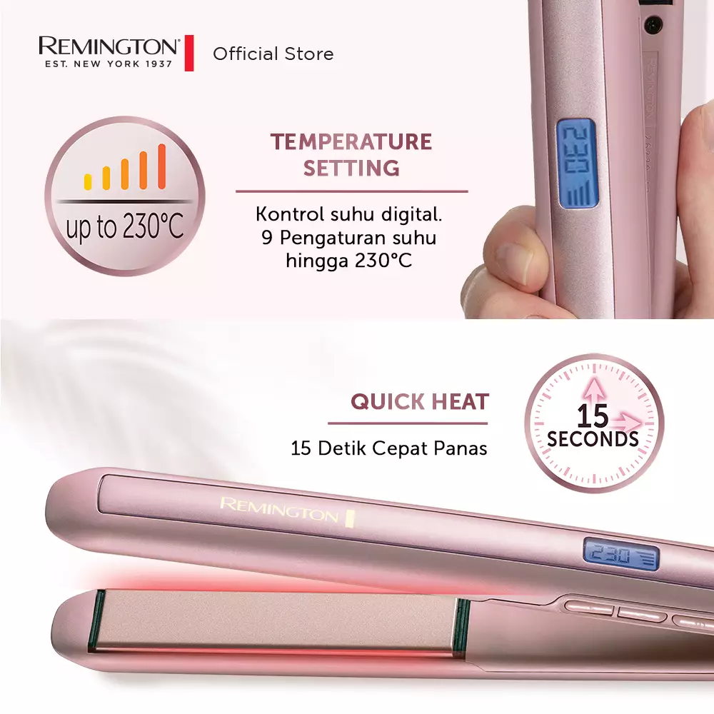 Remington Catokan Pelurus Rambut Coconut Smooth S5901