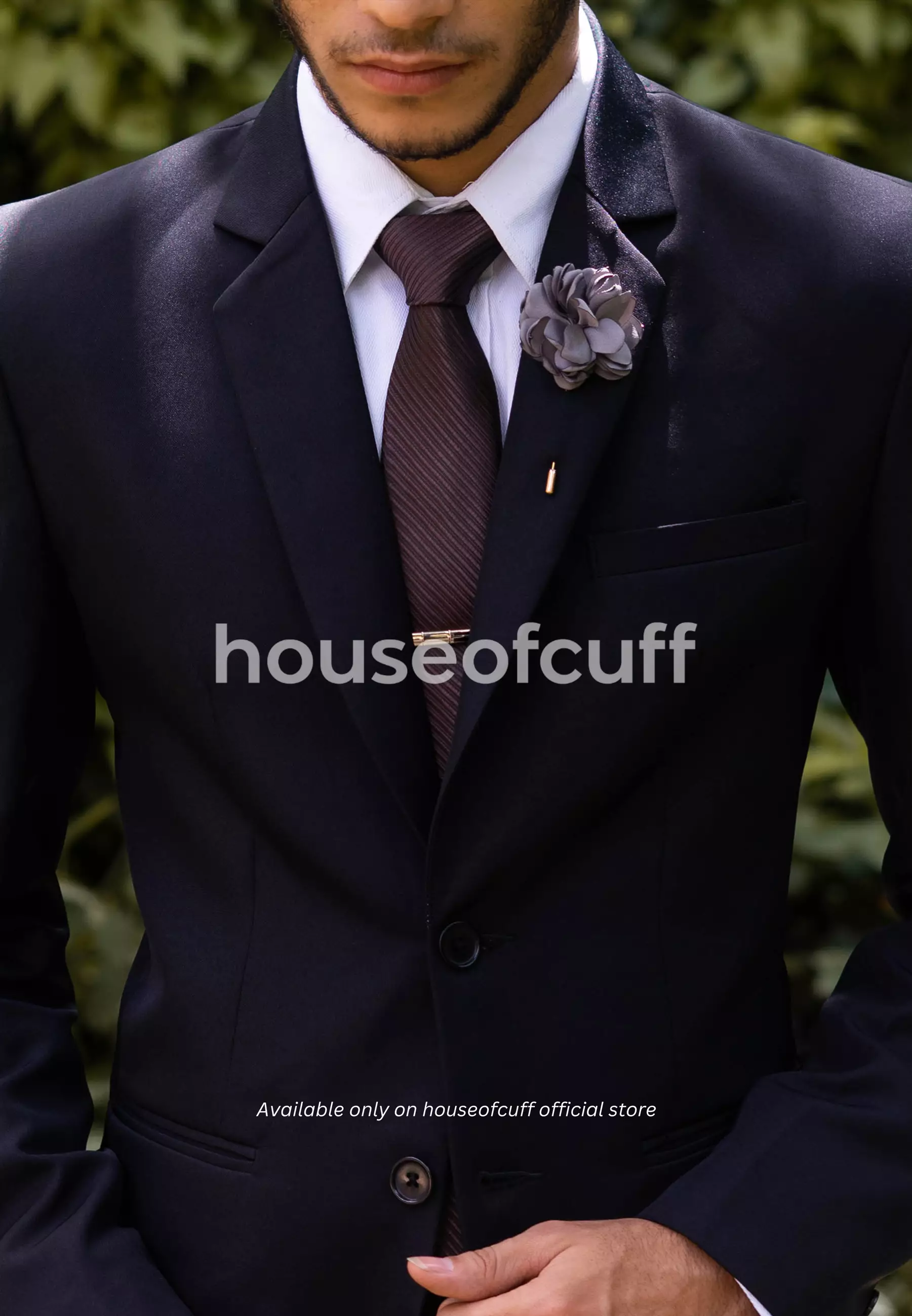 Houseofcuff Jas Slim Fit Suit Blazer Formal Warna Navy