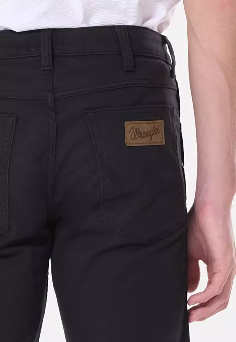 Texas Straight Colored Pants for Men in Black Color