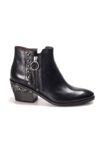 Shu Talk black Lecca Lecca Classy Elegant Pointy Ankle Heels Boots 500E9SH5248B60GS_1