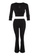 Trendyol black Keyhole Detail Ribbed Knitted Set FB256AA148CD82GS_5