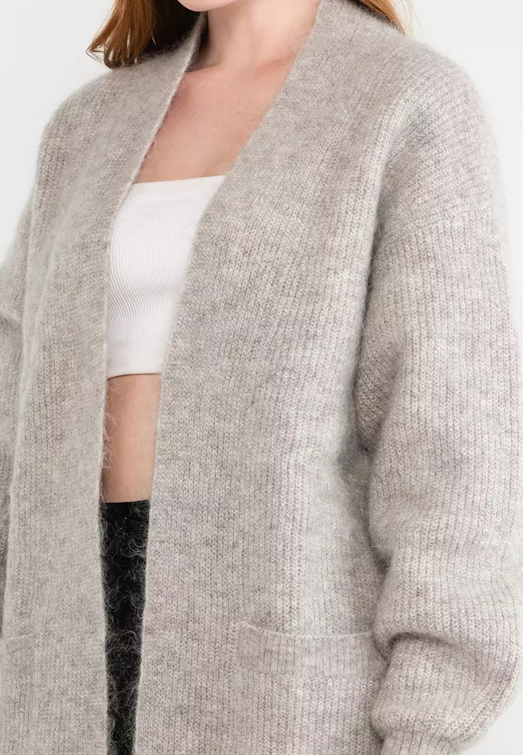 Cardigan ASOS Las Mejores Ofertas En Gris REGULAR Other Stories
