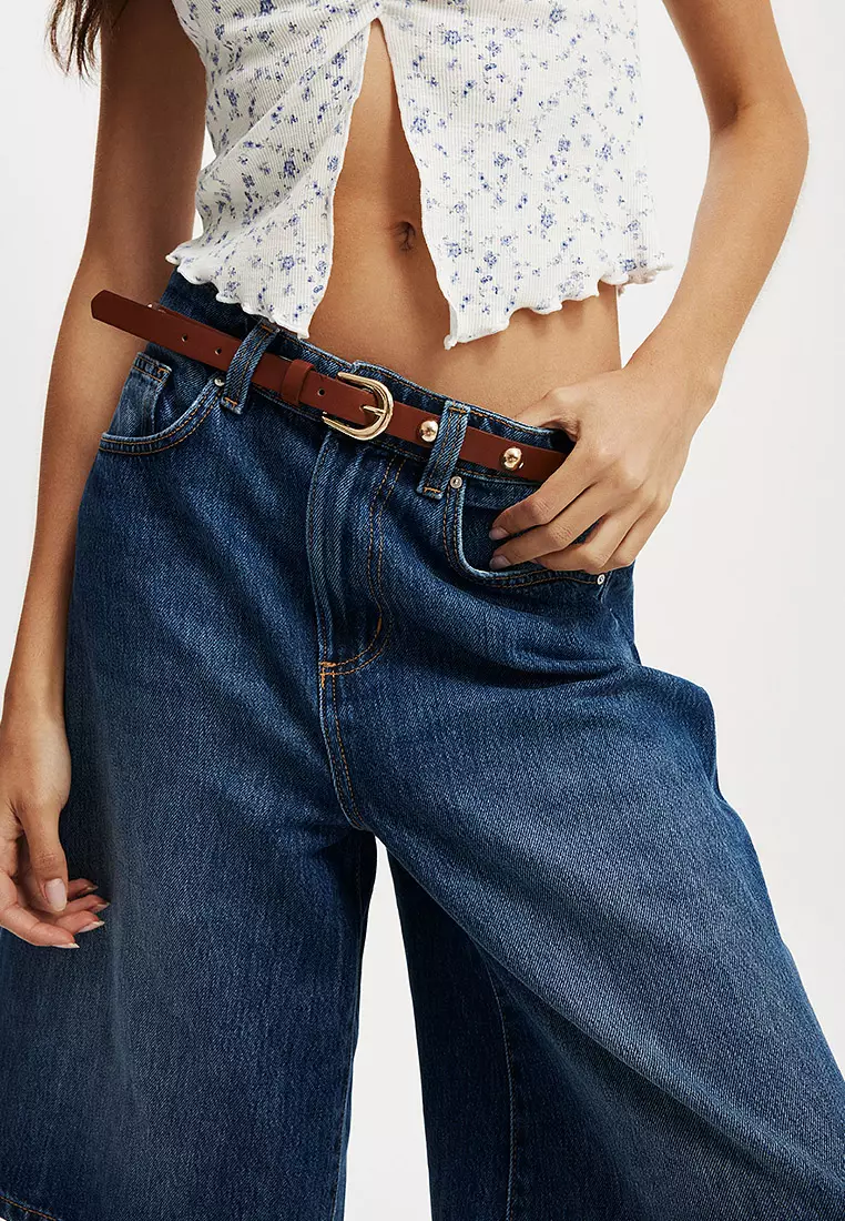 Lyocell Wide Denim Jorts