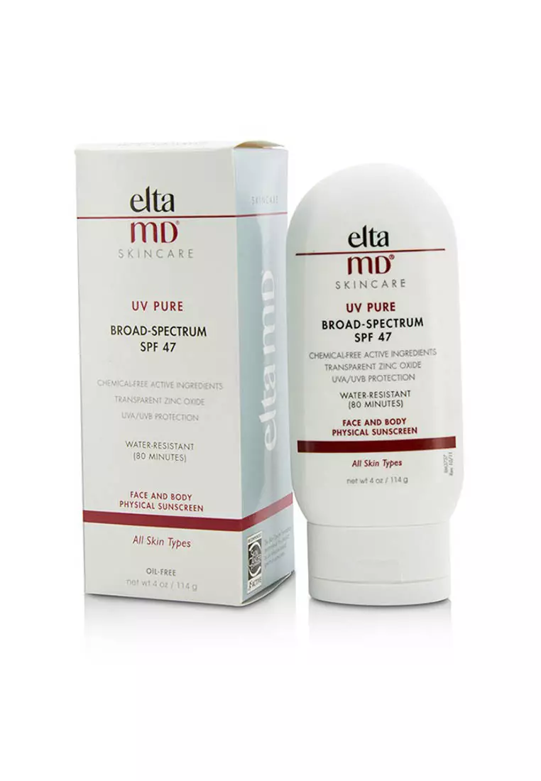 Eltamd - Uv Pure Water-resistant Face & Body Physical Sunscreen Spf 47 114g/4oz