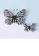 Glamorousky black Fashion and Elegant Black Butterfly Brooch with Cubic Zirconia 5BC2AAC63C0A74GS_3