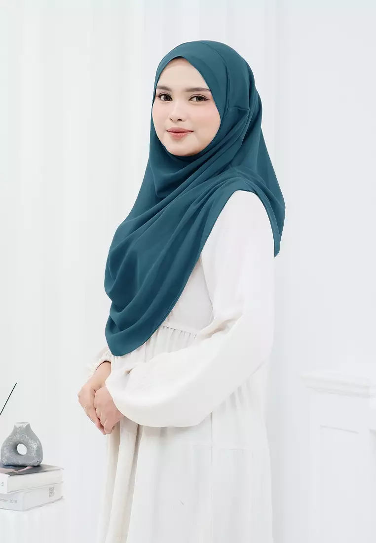 HIJAB INSTAN NASHWA - DEEP TURQUOISE