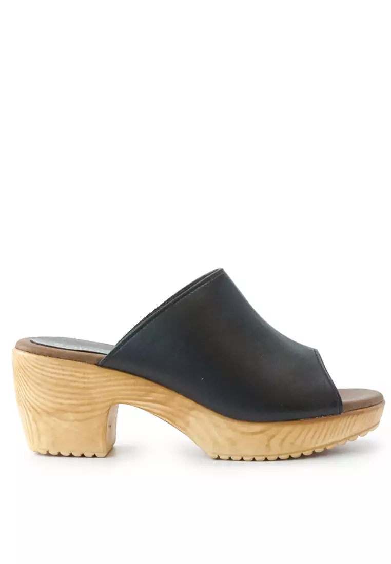 Chunky heel clogs discount