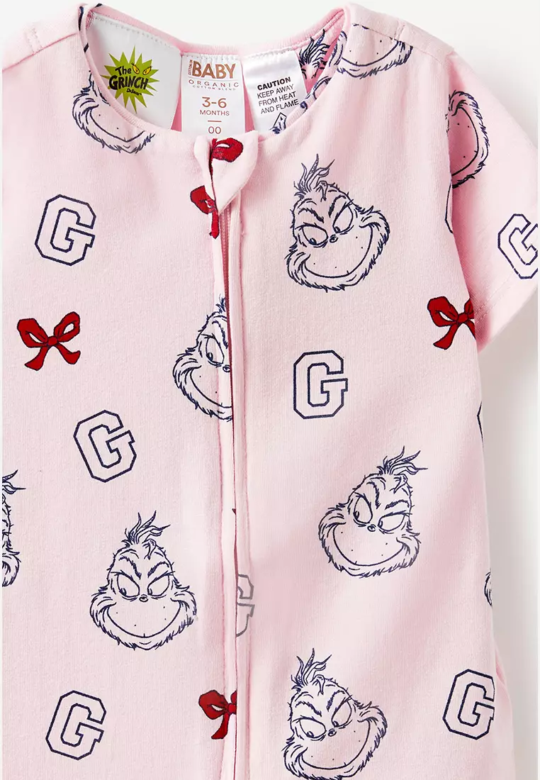 Licensed Short Sleeve Zip Romper