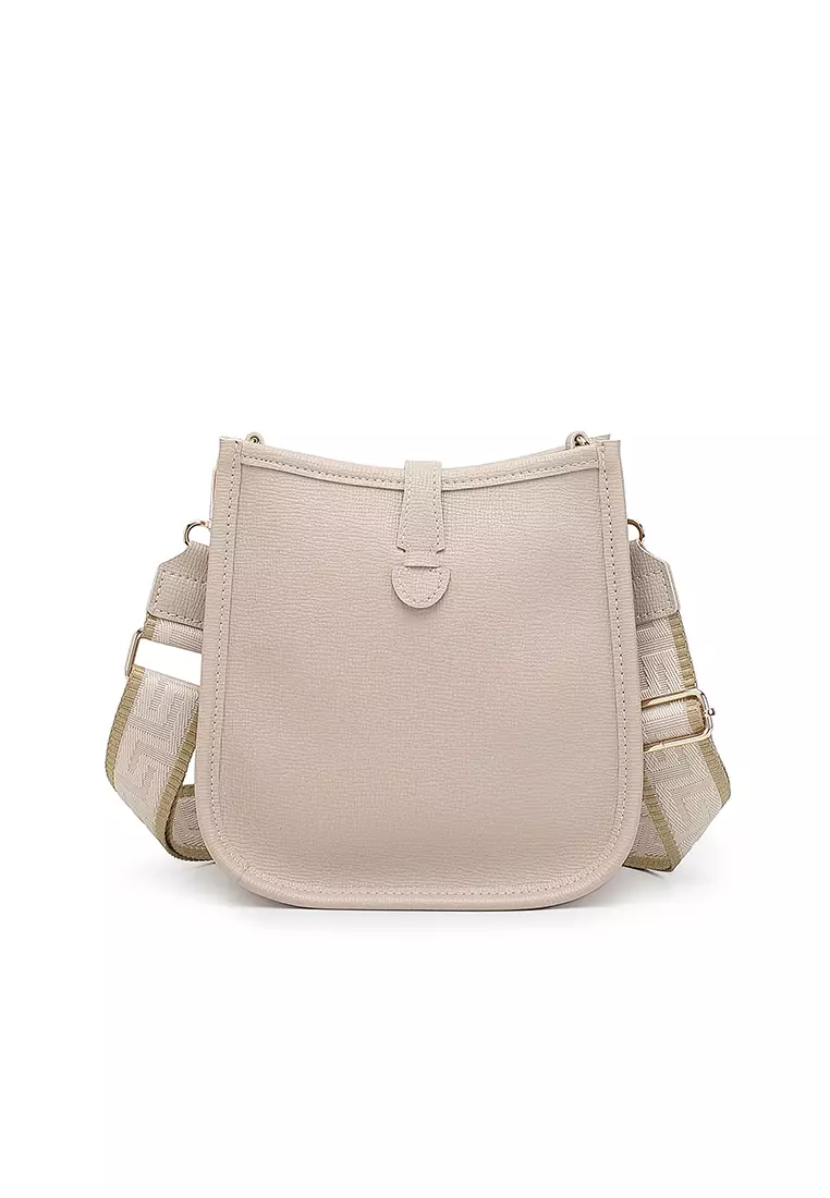 Women's Sling Bag / Crossbody Bag - Beige