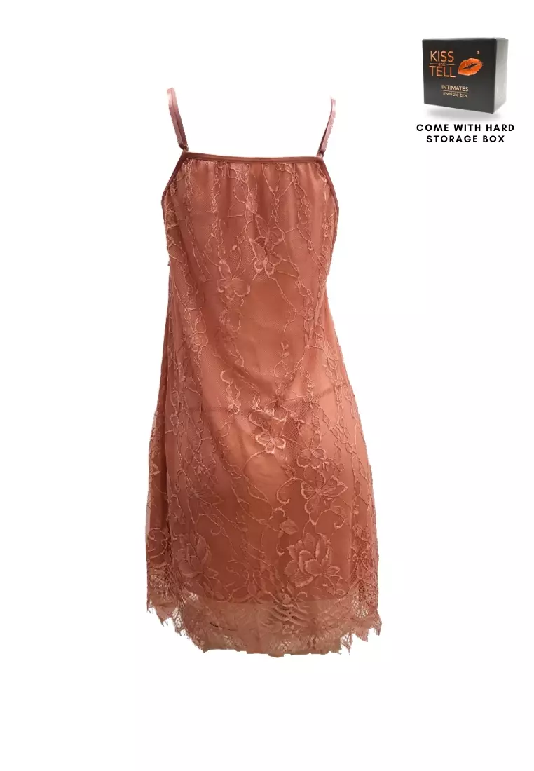 Premium Lainey Lingerie Corset Night Gown Nighties in Nude