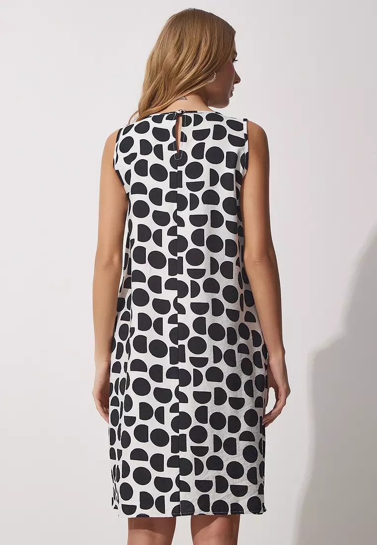 Patterned Mini Summer Dress