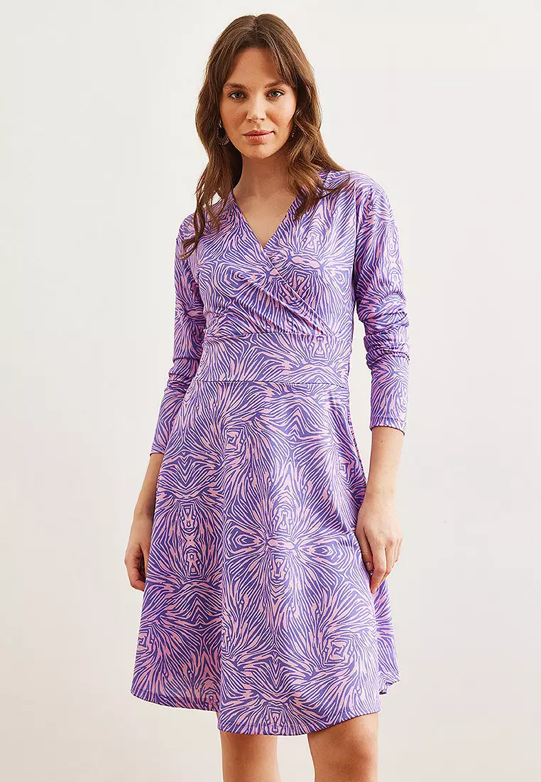 Double-Breasted Knitted Dress