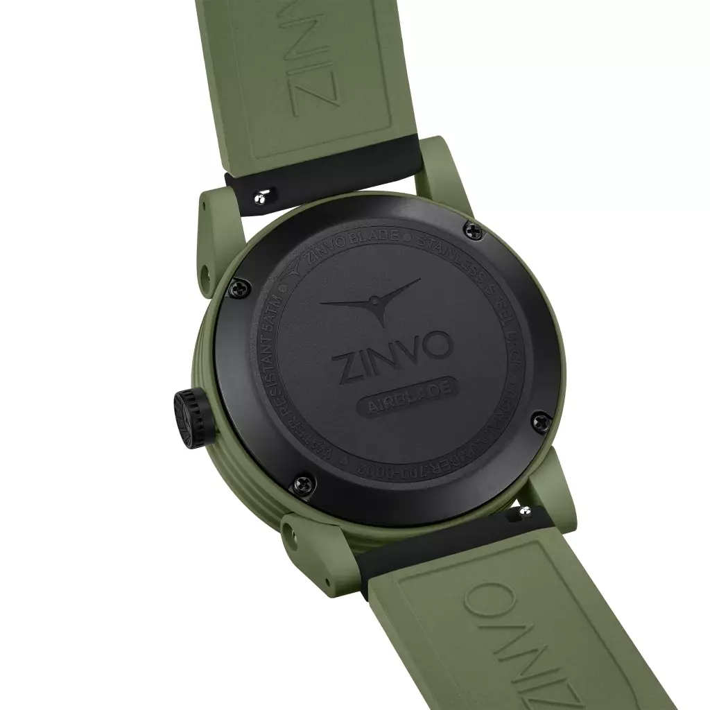 Jam Tangan Pria Automatic Zinvo Airblade Xeno Green Dial