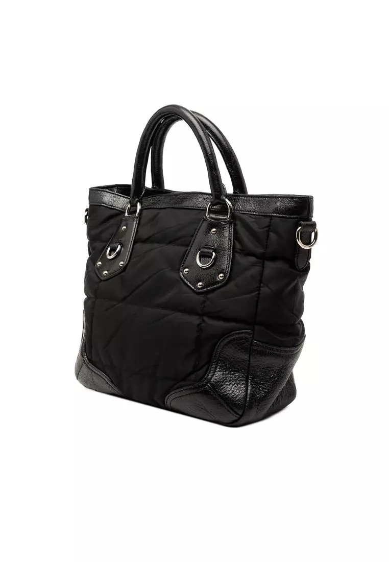 Pre-Loved Prada Tessuto Cervo Lux 24h Tote