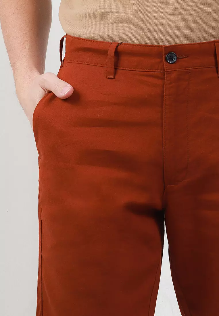 Linen Blend Chino Shorts