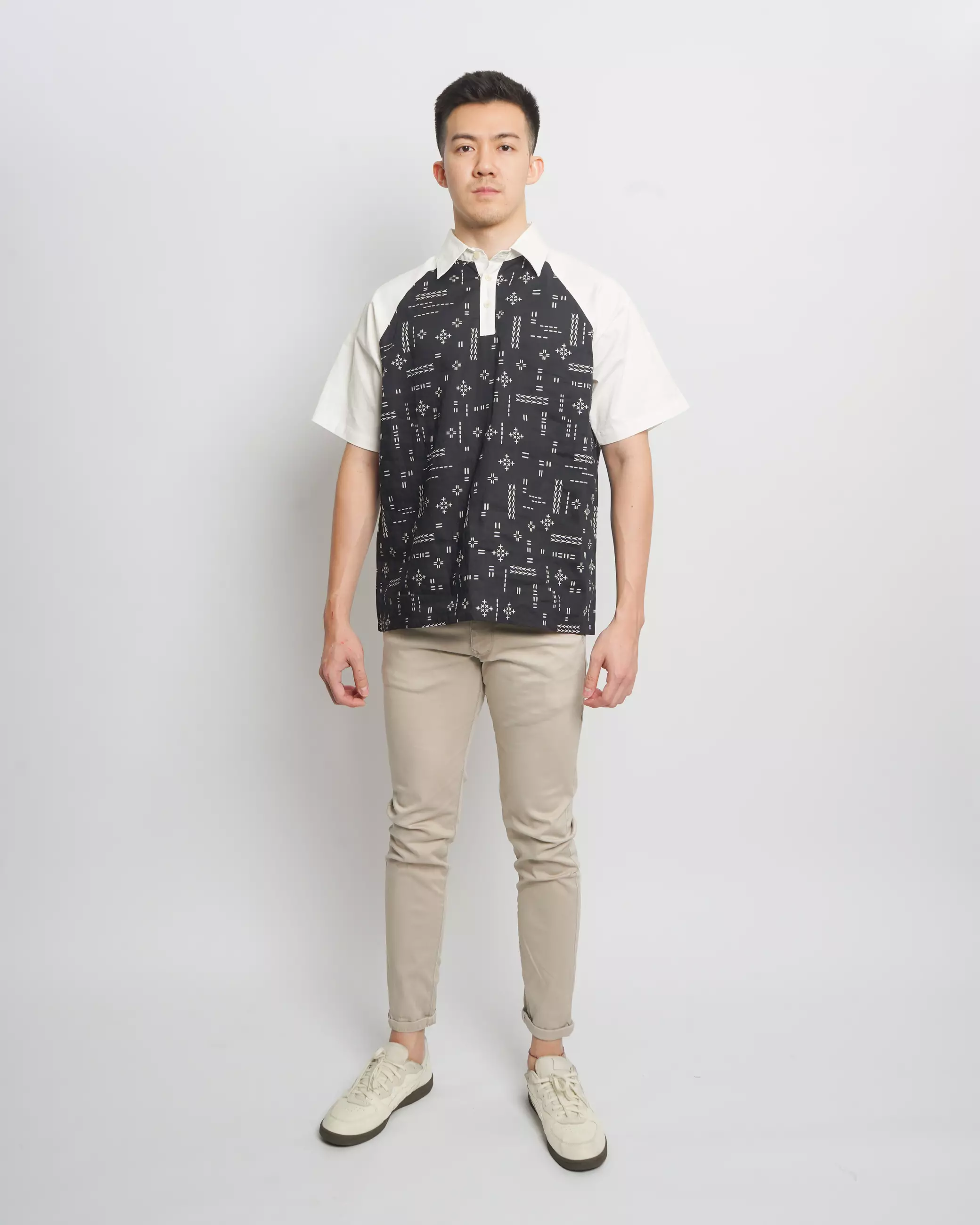 POLO SHIRT BATIK ISEN BLACK