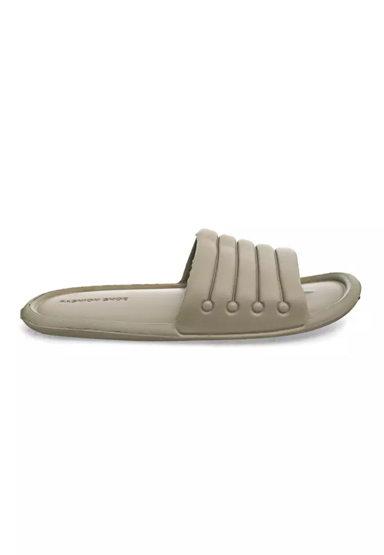 Coots Sandal Rumah Unisex Anti-Slip Slipper Quick Drying Material EVA Soft ORIGINAL - Khaki