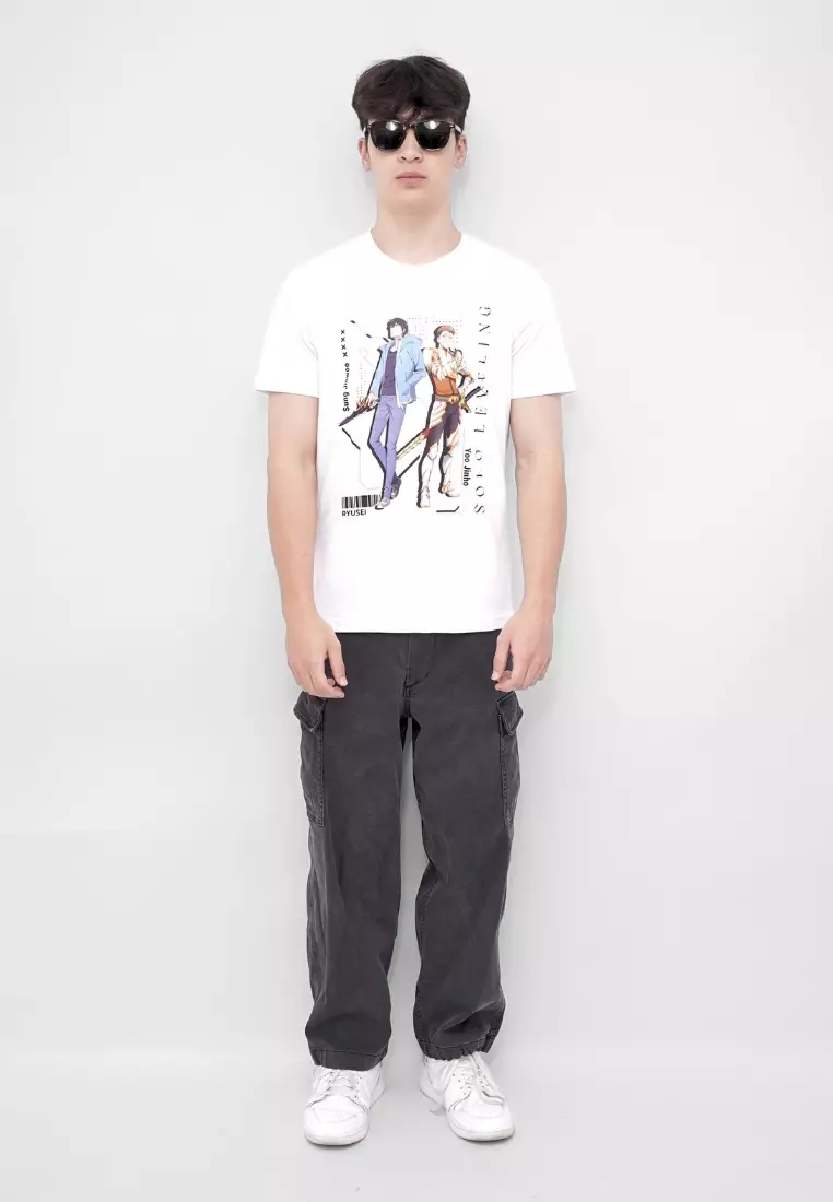 Ryusei x Solo Leveling | T-shirt Hunt Mate White