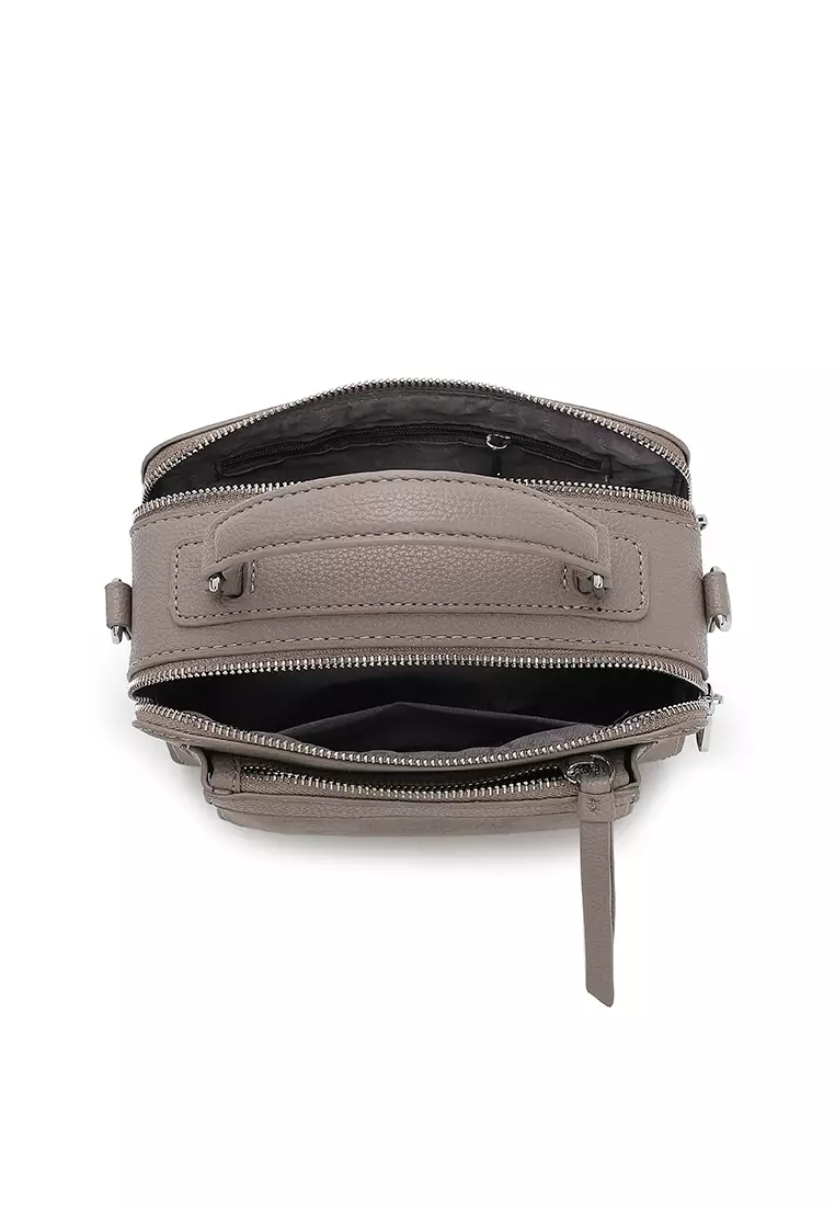 Women's Top Handle Bag / Sling Bag / Crossbody Bag / Shoulder Bag - Grey