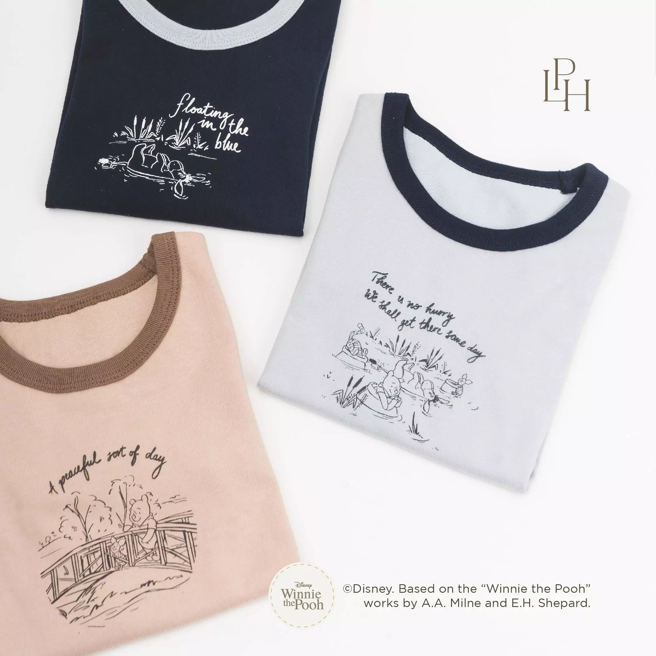 Little Palmerhaus - Disney's Winnie The Pooh T-Shirt (Kaos Anak) Light Blue