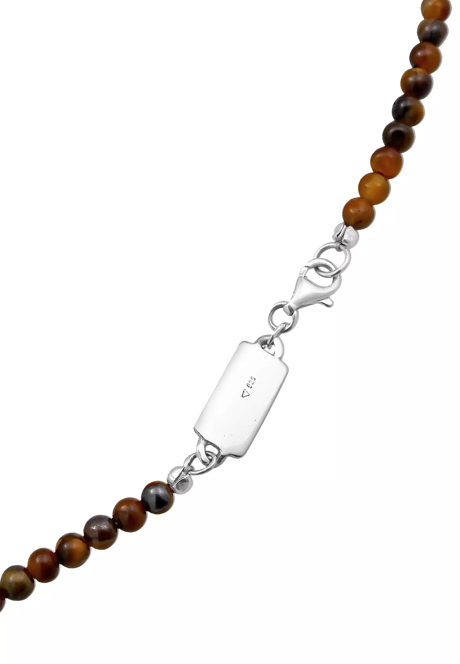 Necklace Men Pendant Bar Bead Tiger Eye