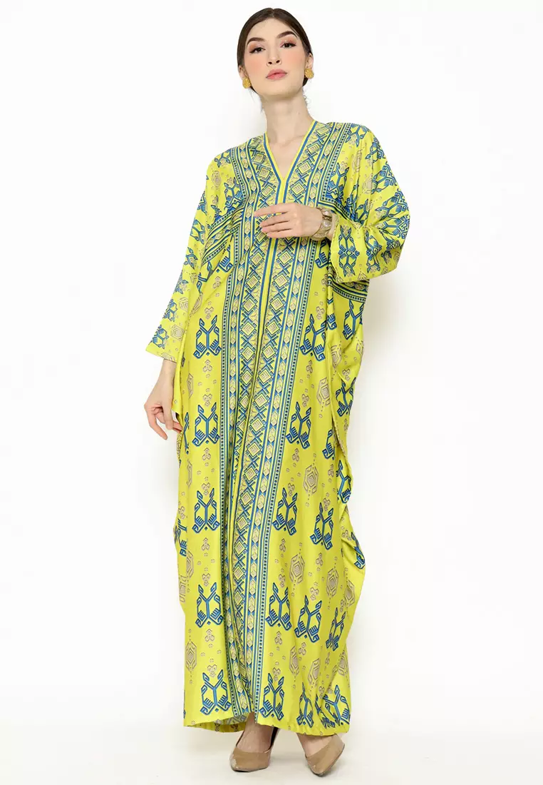 Kanzi Exclusive Long Sleeve Songket Kaftan