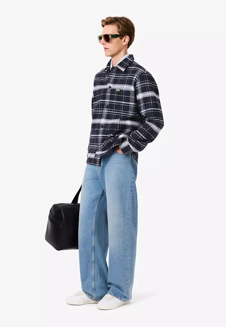 Cotton Plaid Overshirt