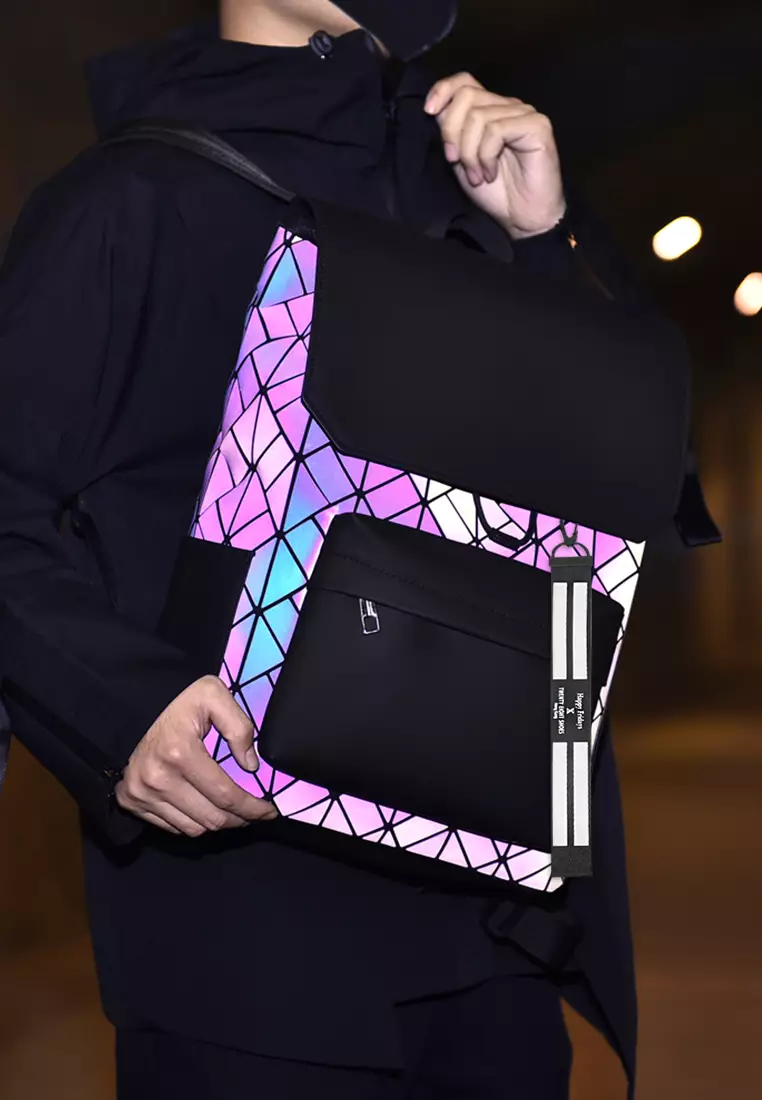 Texture Faux Leather Backpack HA2260