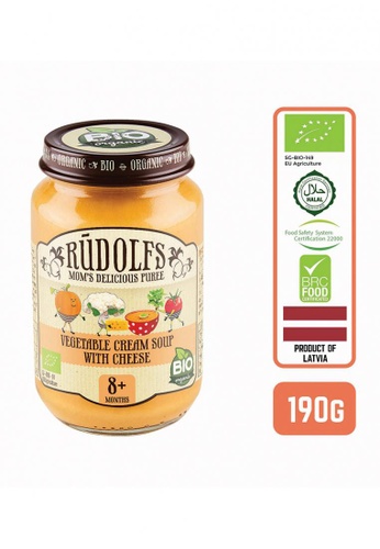 Foodsterr Rudolfs Baby Organic Vegetable Cream Soup With Cheese 8+ Months 190g 827CAES1F83488GS_1