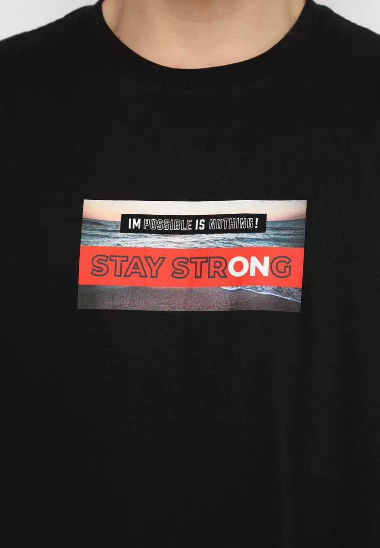 POLICE T-Shirt Cotton Combed Sablon Raster Pria 2073280421