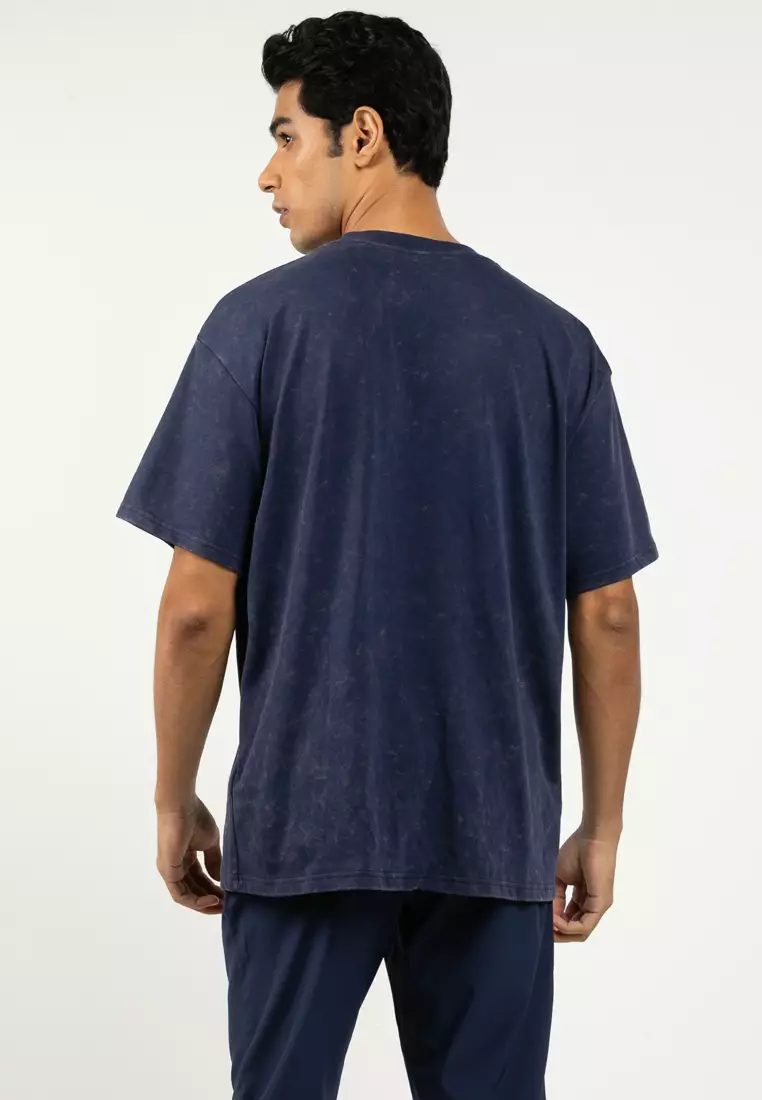 Heavyweight Logo Wash Men's Oversized Short Sleeves T-Shirt