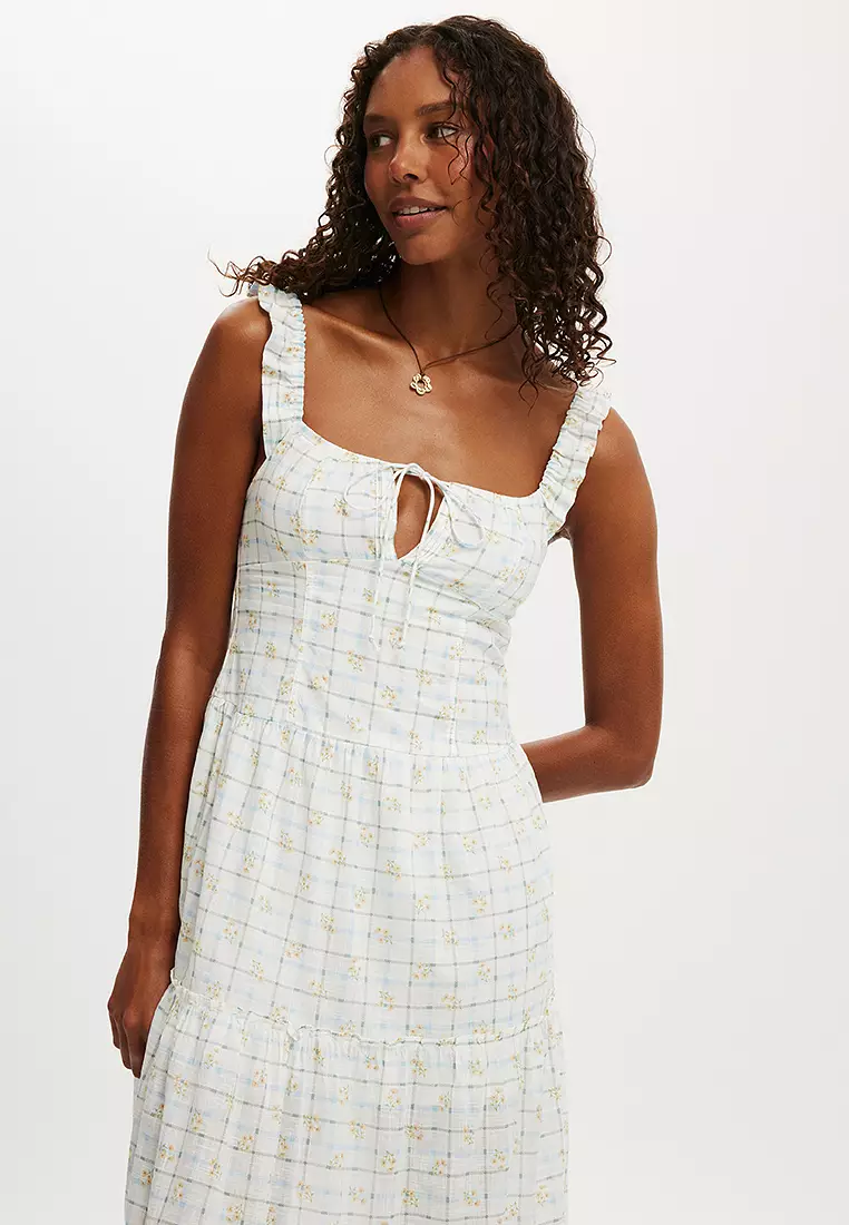 Skye Corset Detail Midi Dress