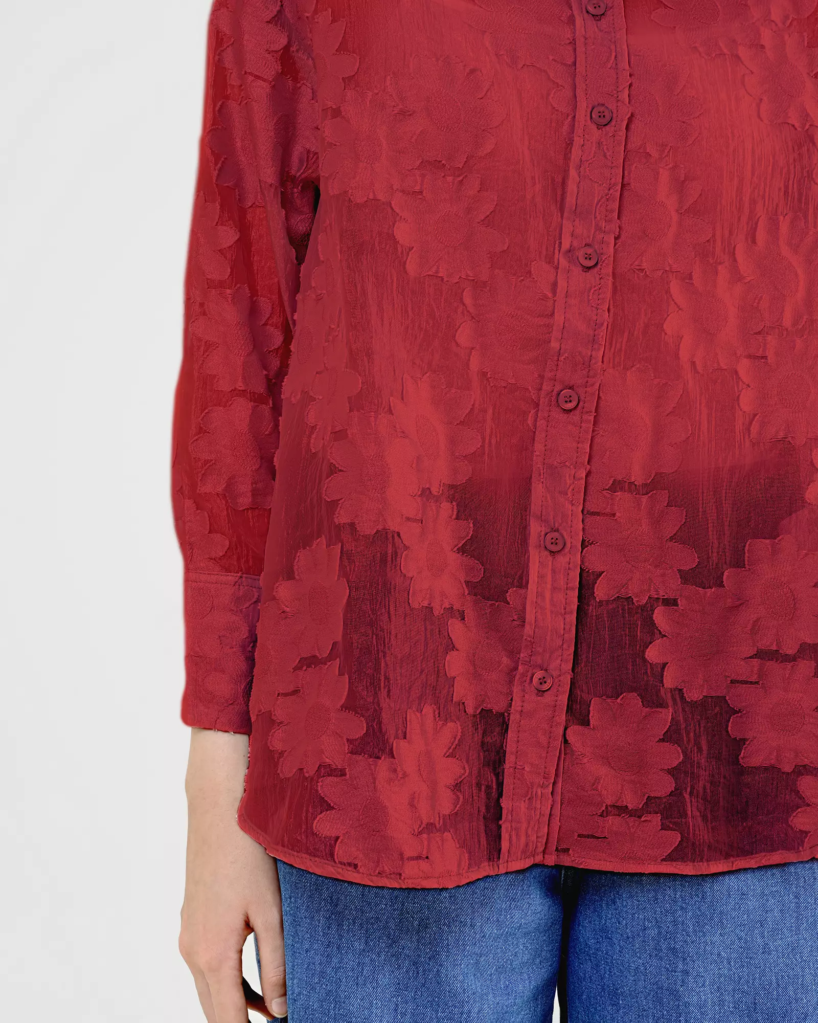 Geulis.id LIBBY SHIRT - Red