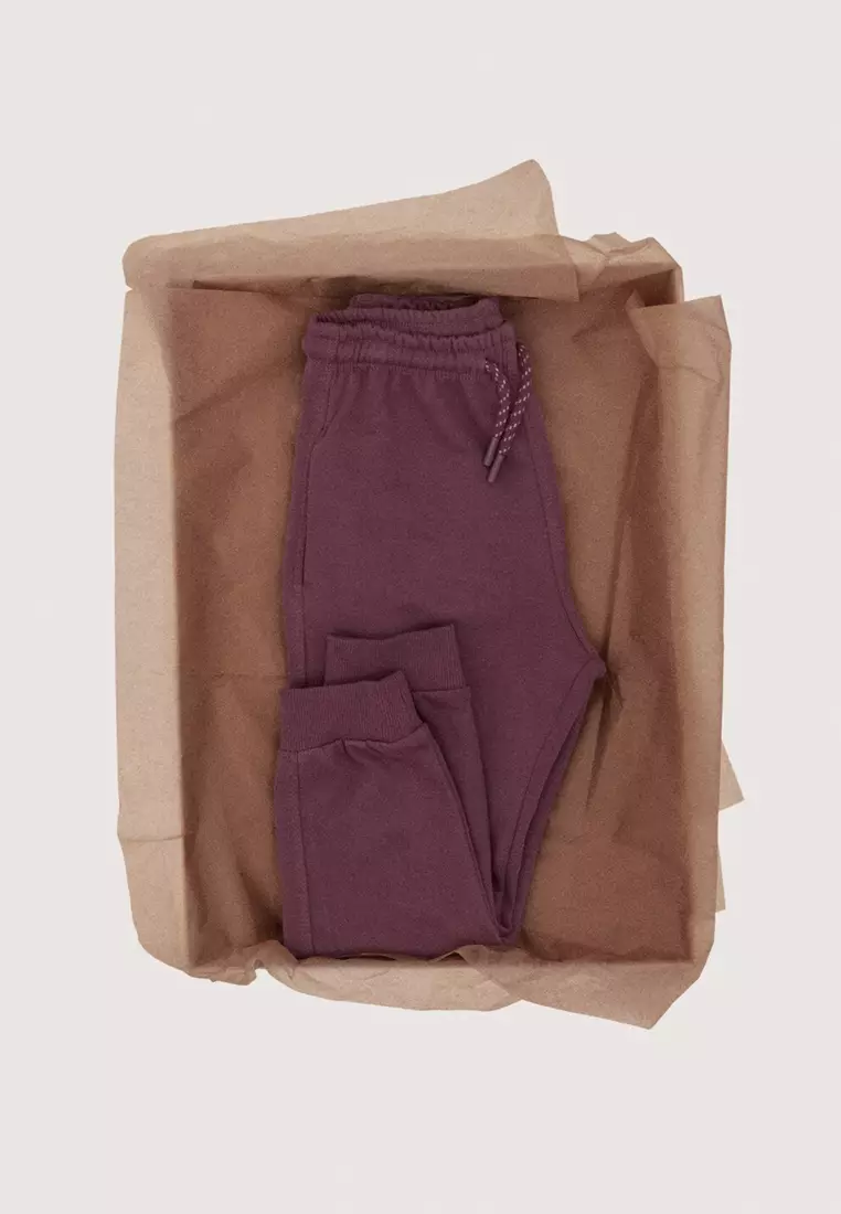 Cotton Jogger-Style Trousers