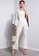 ZALORA OCCASION white Velour Ruched Bustier Cami Top F70F0AACDC86F8GS_4